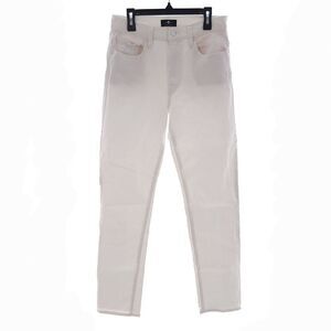 7 For All Mankind Peggi Solid White Jeans Womens Size 27